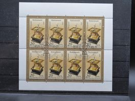 DDR 1983 Sonnenuhren Kleinbogen ET