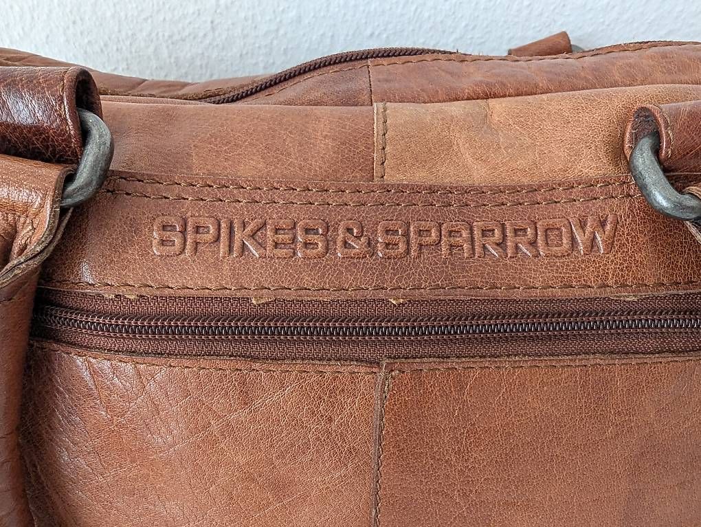 Borse: Laptop Tasche Spikes & Sparrow, Echtleder, Cognac – Usato da Zürich venduto da est_q7sj 2