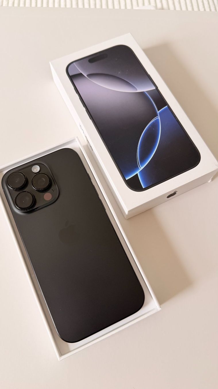 Apple Telefoni cellulari / Smartphones: iPhone 16 Pro, Black Titanium, 128GB / fast Neuzustand – Usato da Walenstadt venduto da kan_7ply