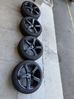 4 Jantes Alu 18" DBV Noir Brillant + Pneus Hiver Michelin Pi