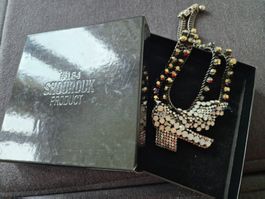 SHOUROUK KETTE SWAROVSKI HALSKETTE NEU MIT BOX STRASSSTEINE