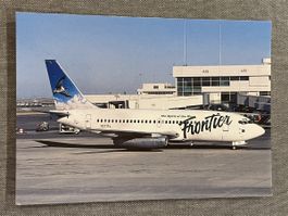 AK mit Flugzeug von Frontier Airlines Boeing 737-200