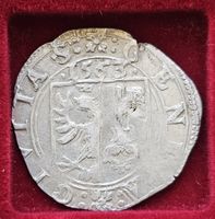 Genf Genève Kantonalmünze 1563 GENEVA CIVITAS 3 Sols
