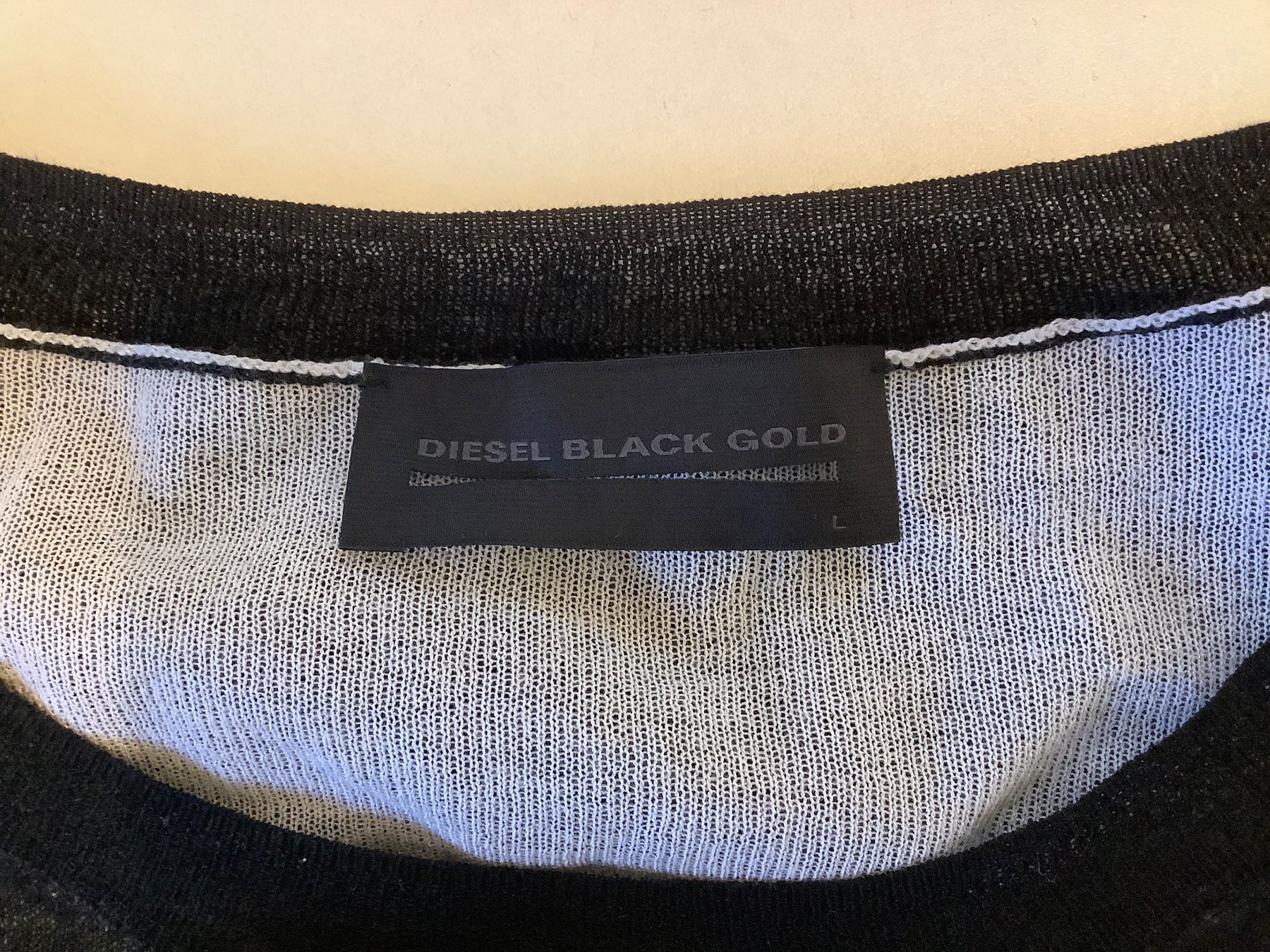 Diesel Maglioni & Felpe: Diesel Black Gold Pullover, Grösse L, Nagel neu – Usato da Triesen venduto da boston7 2