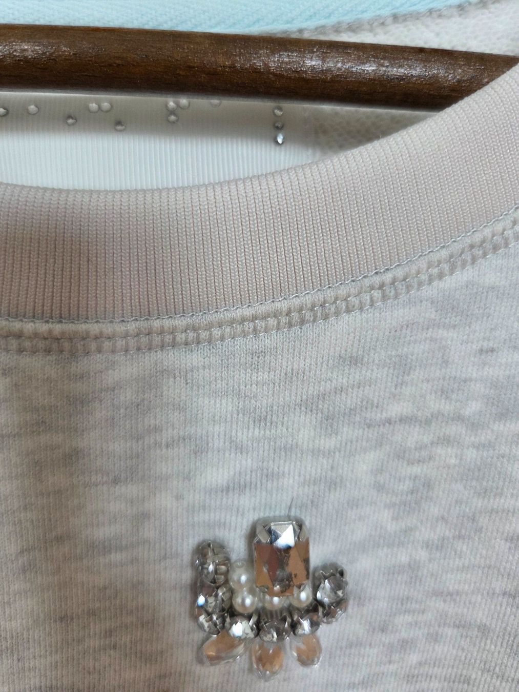 Pullover & Sweatshirts: Light grey pullover, cotton - S – Gebraucht aus Zug von Bibibo 3