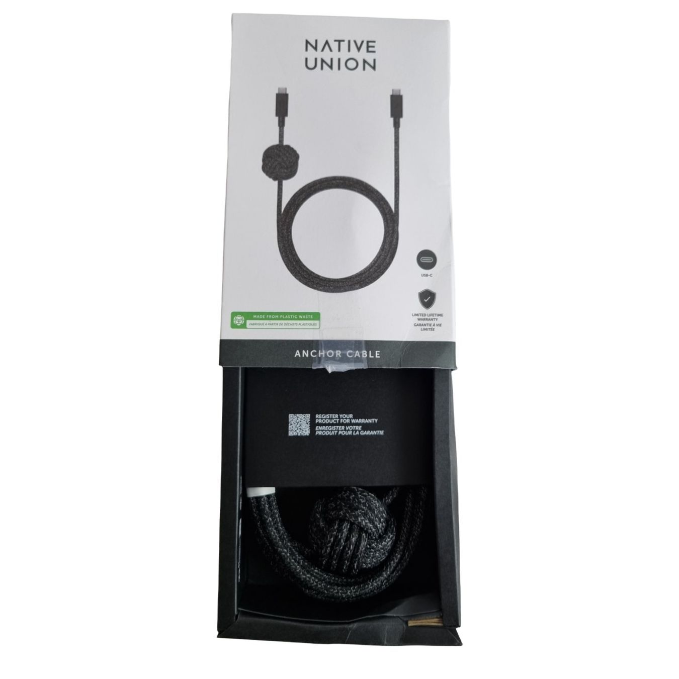 Kabel: NATIVE UNION Anchor Cable USB C (240W) – Neu (gemäss Beschreibung) aus Wangen b. Olten von Restwert_Wangen