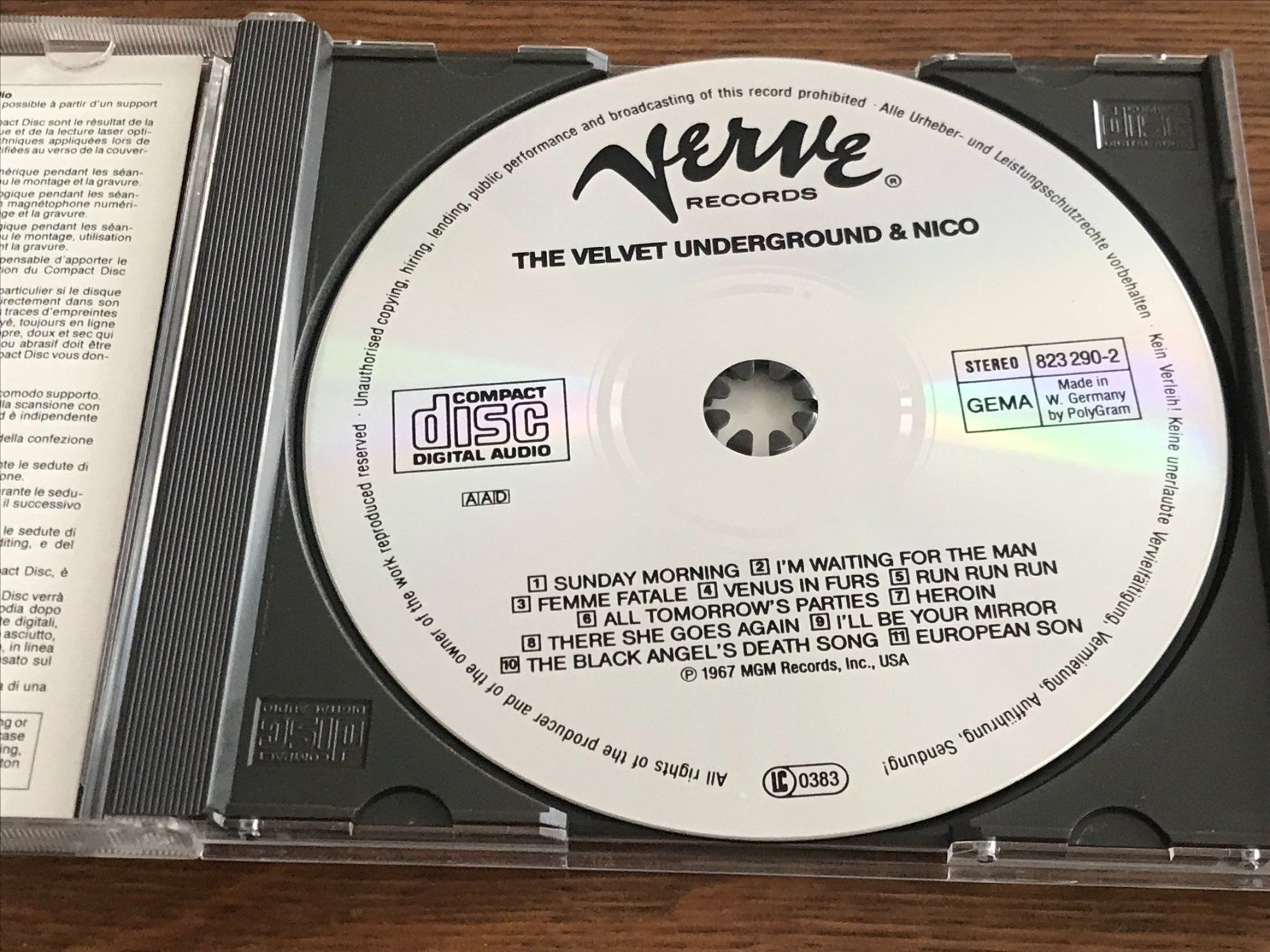 CDs: VELVET UNDERGROUND & NICO - Same - CD – Gebraucht aus Buchs AG von Archie 1