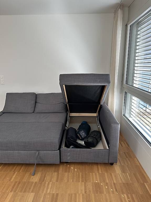 Divani: Modernes Schlafsofa mit Bettkasten in Dunkelgrau  – Usato da Escholzmatt venduto da Jerkybeef 3