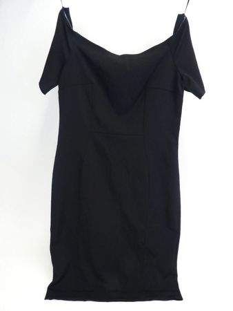 Gr. 46 Etuikleid Abendkleid schwarz