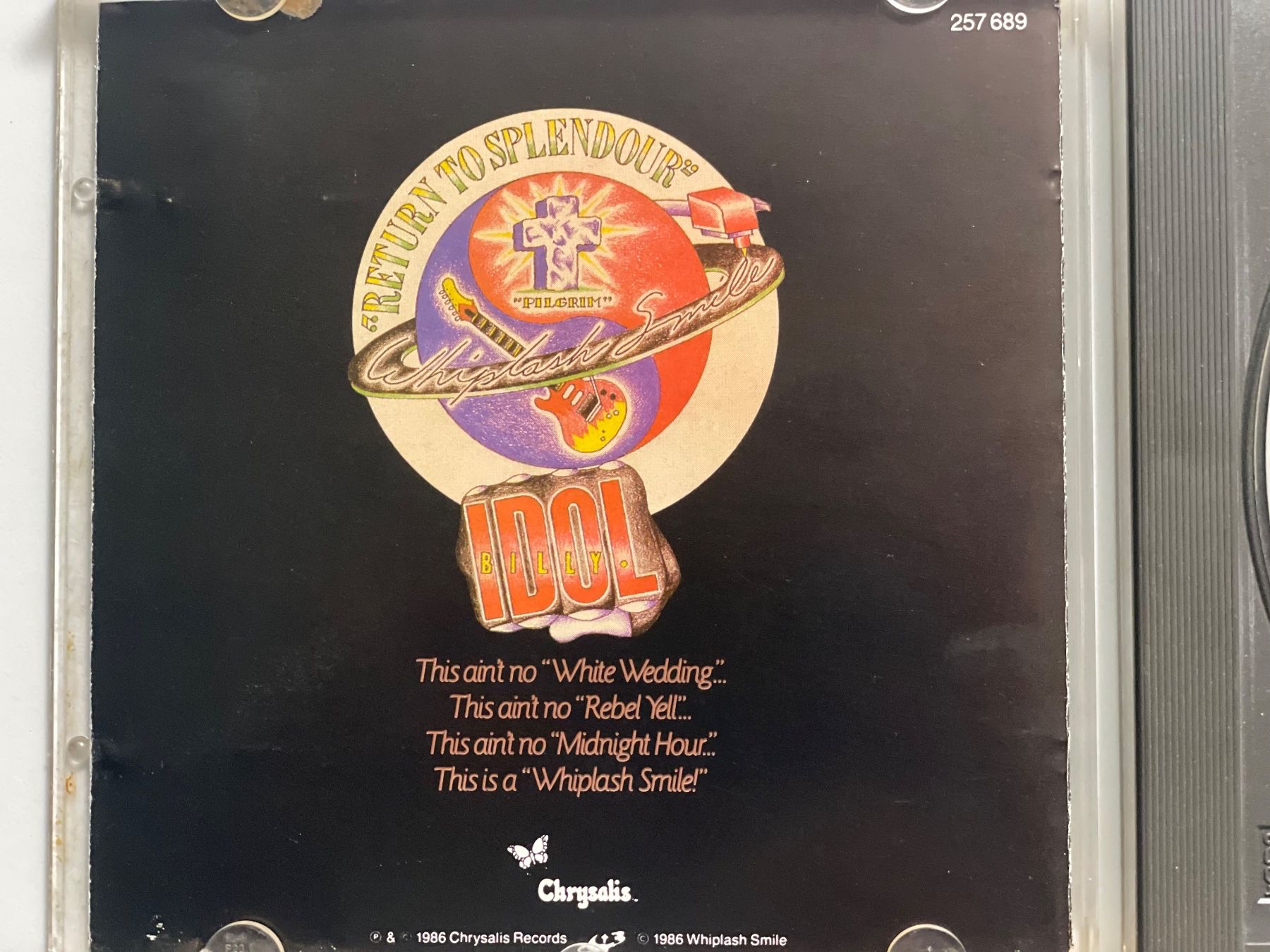 CD: Billy Idol-Whiplash Smile – Usato da Muri b. Bern venduto da AdidasCollector 2