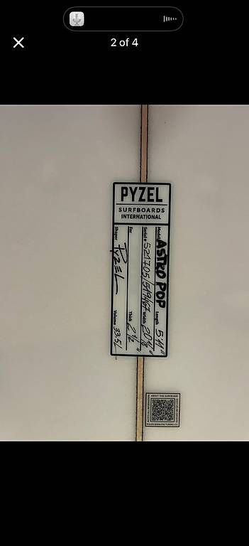 Tavole da surf e di nuoto: Surfboard Pyzel Astro Pop – Usato da Lachen SZ venduto da mar_pc6x 1