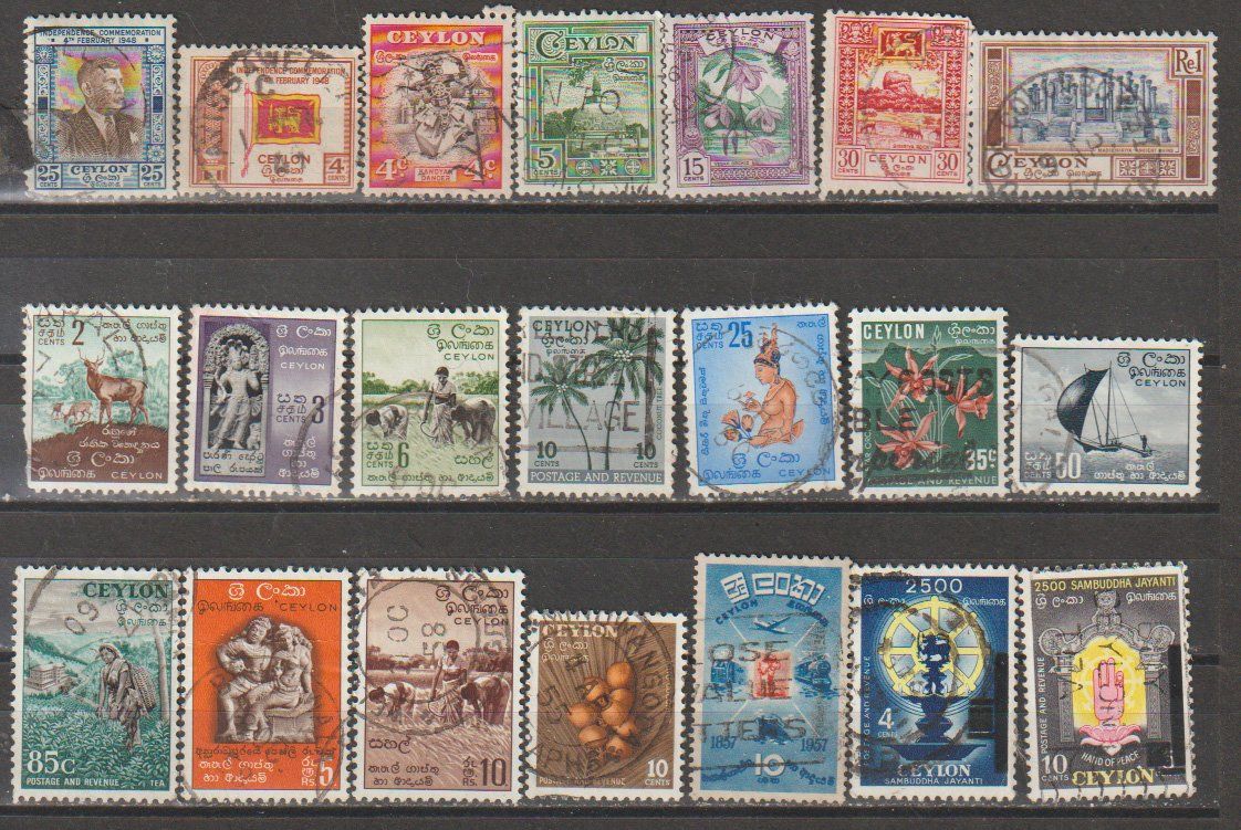 Tutti i francobolli: CEYLAN collection – Usato da Crans-Montana venduto da kira56 1