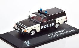 Volvo 240 Kombi 1984-1993 "Polis Sweden schwarz / weiss"
