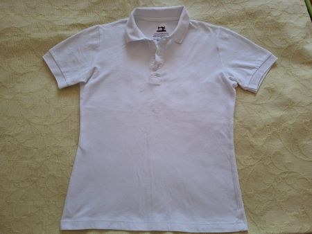 Jungen Herren Polo Shirt Weiss S Top