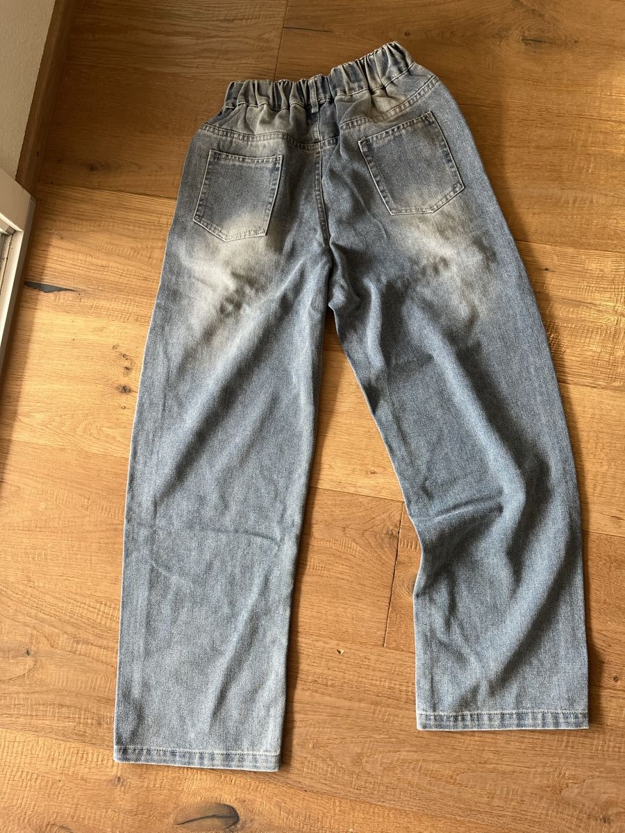 Pantaloni: Coole Mädchen Jeans, Grösse 160, hellblau, bequeme Passform – Usato da Altdorf UR venduto da Jenny13 2