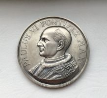 1975 Grosse Medaille Papst Paulus VI 60 mm unz
