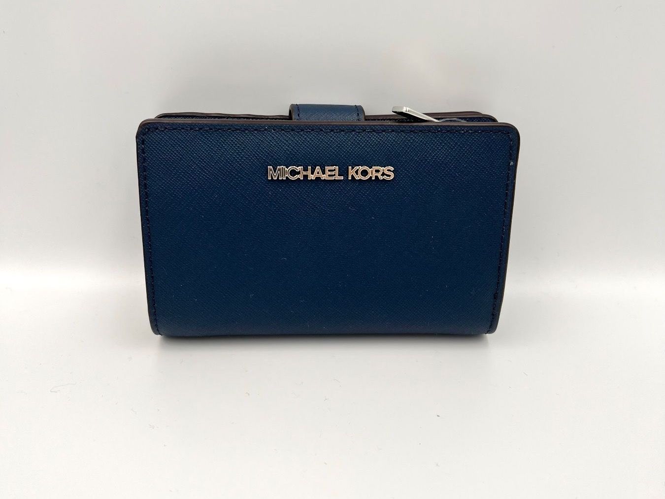 Michael Kors Portamonete: Michael Kors Portemonnaie Navy – Nuovo e nell'imballaggio originale da Wiedlisbach venduto da Sistershop