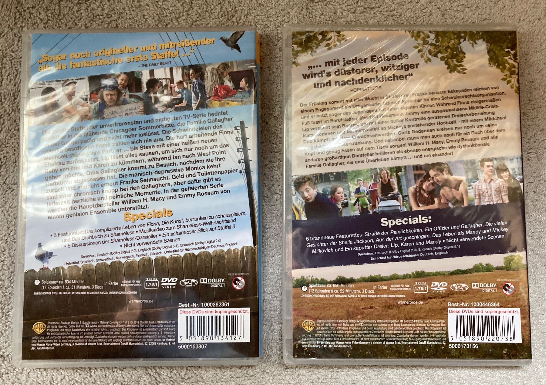 Tutti i DVDs: Shameless - Staffeln 2-3 (DE/EN) – Usato da Wolfhausen venduto da uchuva26 1