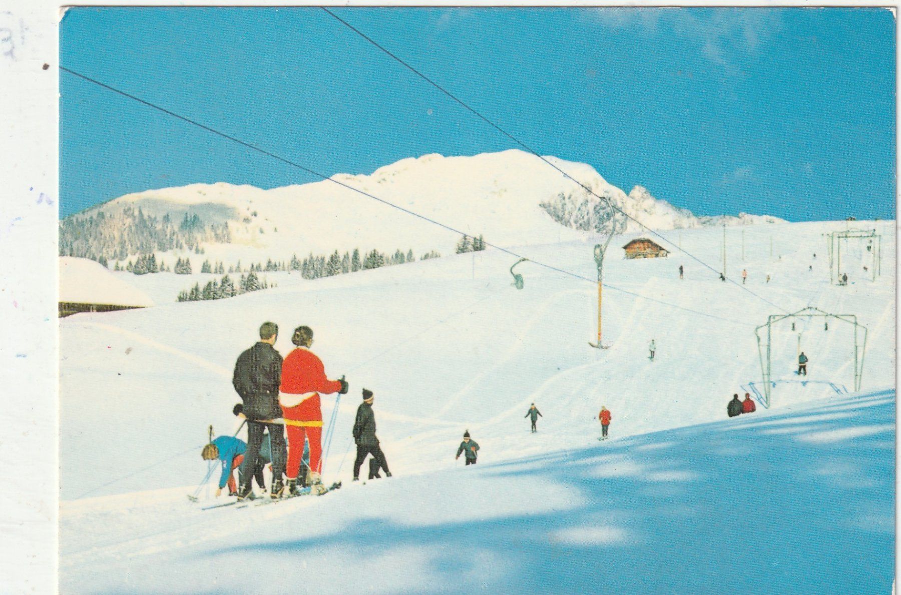 Ansichtskarten: Jaunpass Skibetrieb – Gebraucht aus Lumbrein von made02
