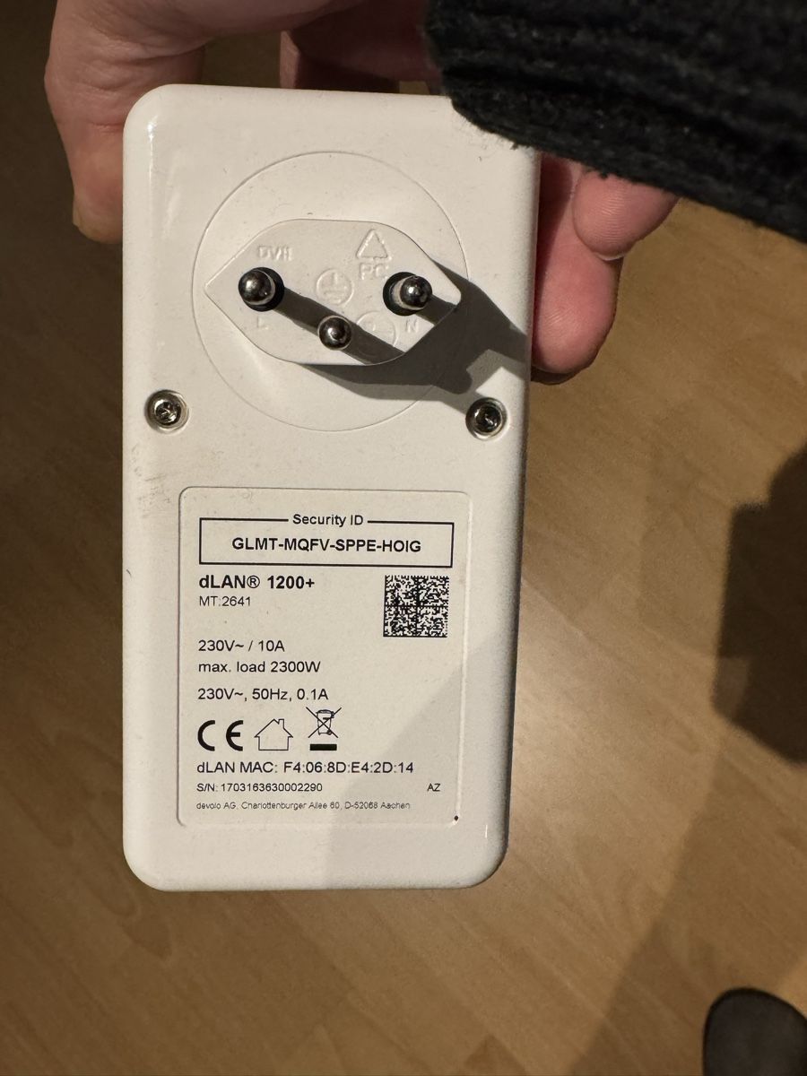 Devolo Unità & Adattatore: Devolo dLAN 1200+ Powerline Set Weiss Gebrauchter Zustand – Usato da Thundorf venduto da reinventedshop_CH 1