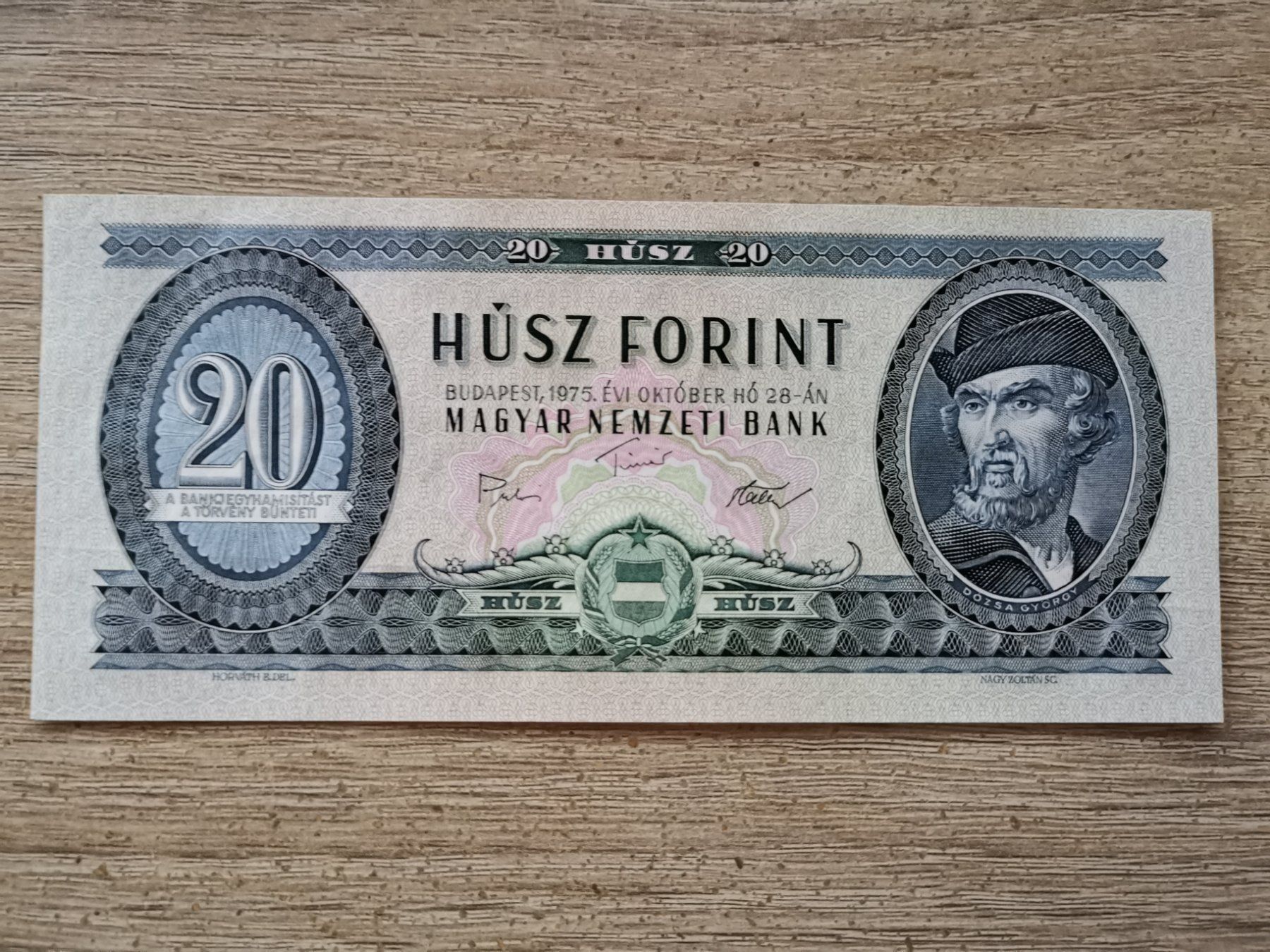 Banconote: Hungary 20 Forint P 169f 1975 UNC – Nuovo (secondo la descrizione) da Cousset venduto da Patricio77