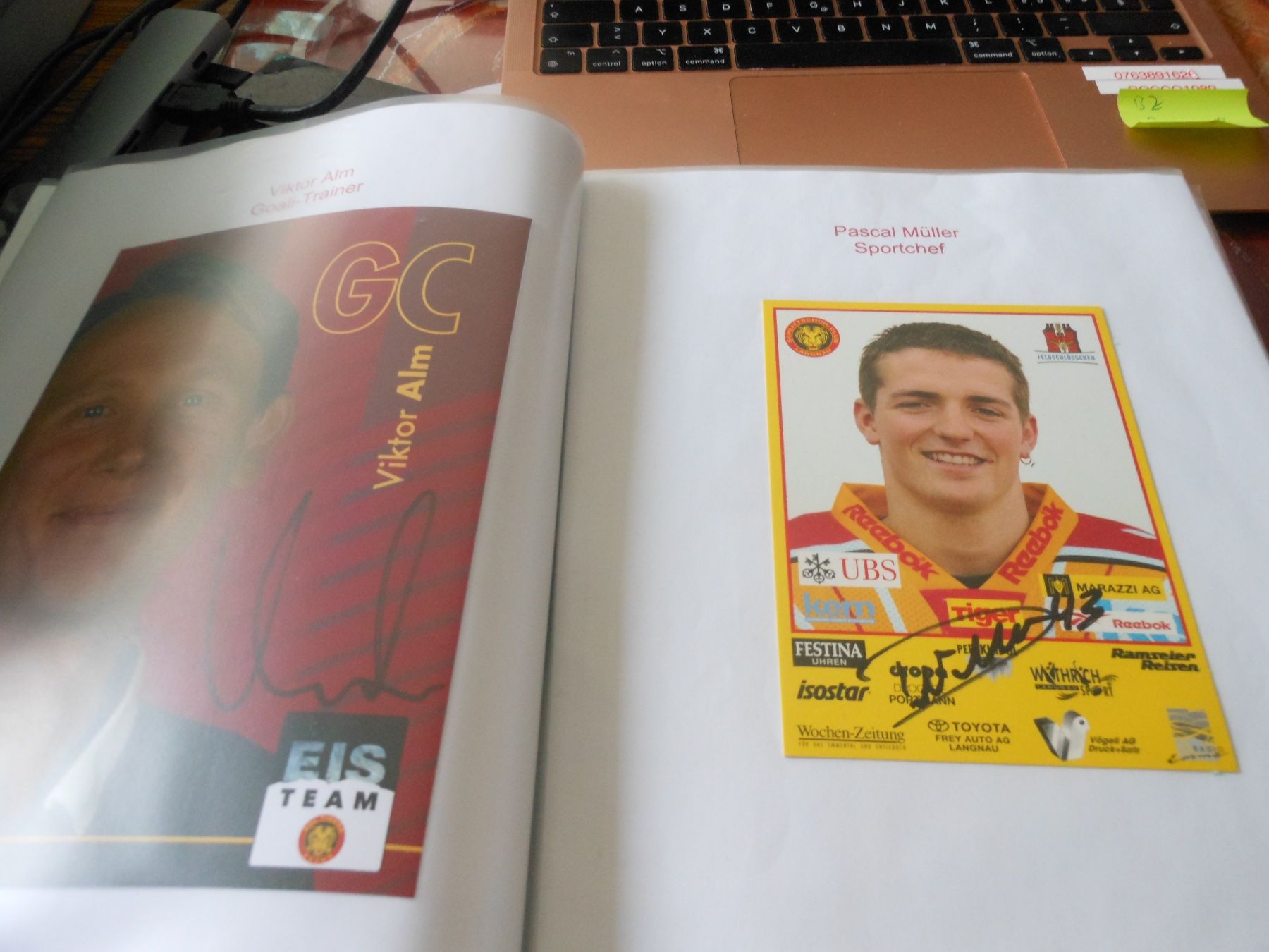 Autogramme: SCL Tigers Autogrammkaten Saison 2022-2023 – Gebraucht aus Dübendorf von Glatttaltiger 1