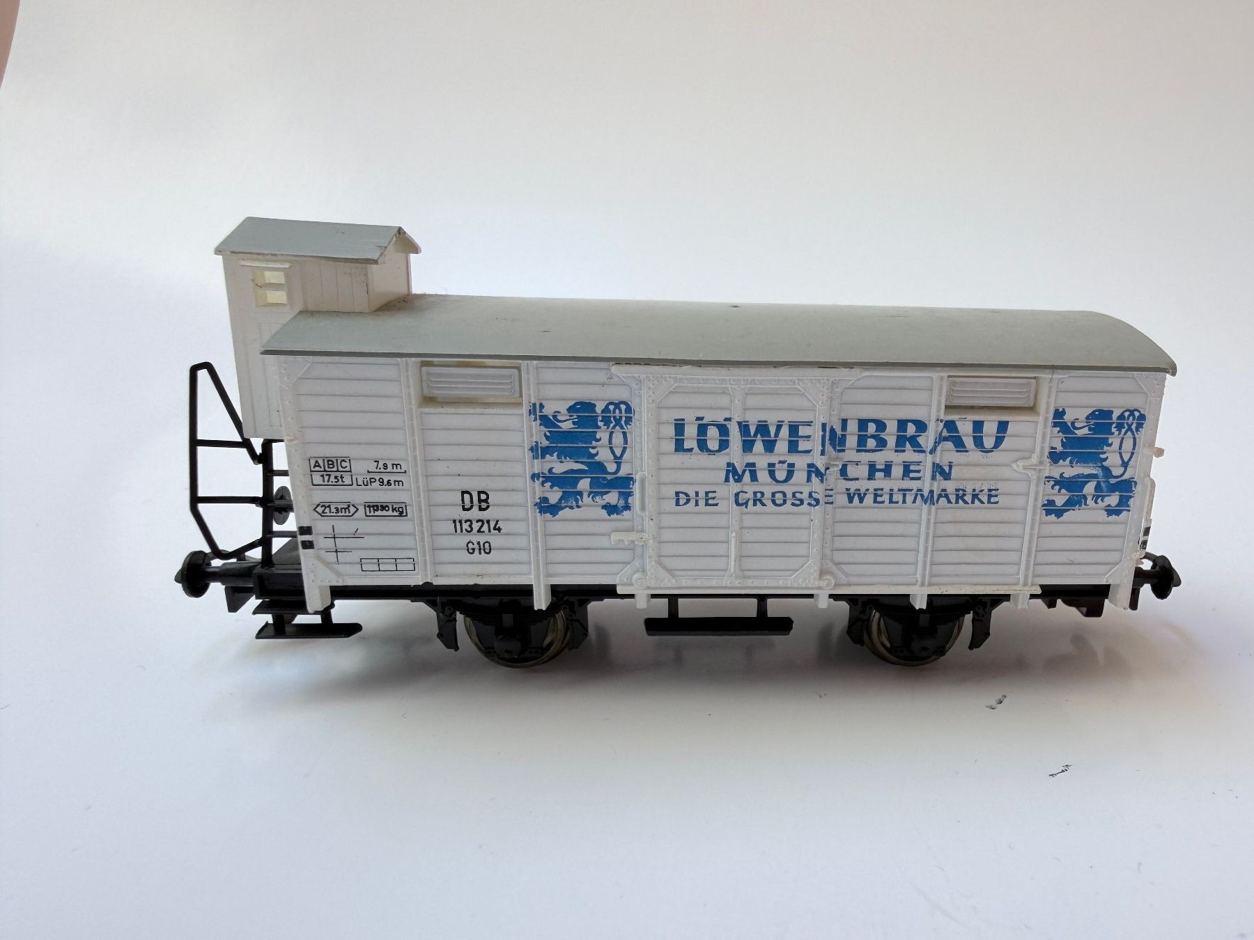 Märklin Modellini di ferrovie: 2 Märklin Bierwagen mit Bremserhaus – Usato da winterthur venduto da felix27 2