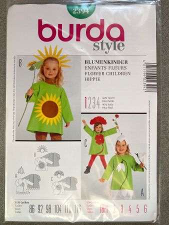 Burda Schnittmuster Kinder Kostüm 2394