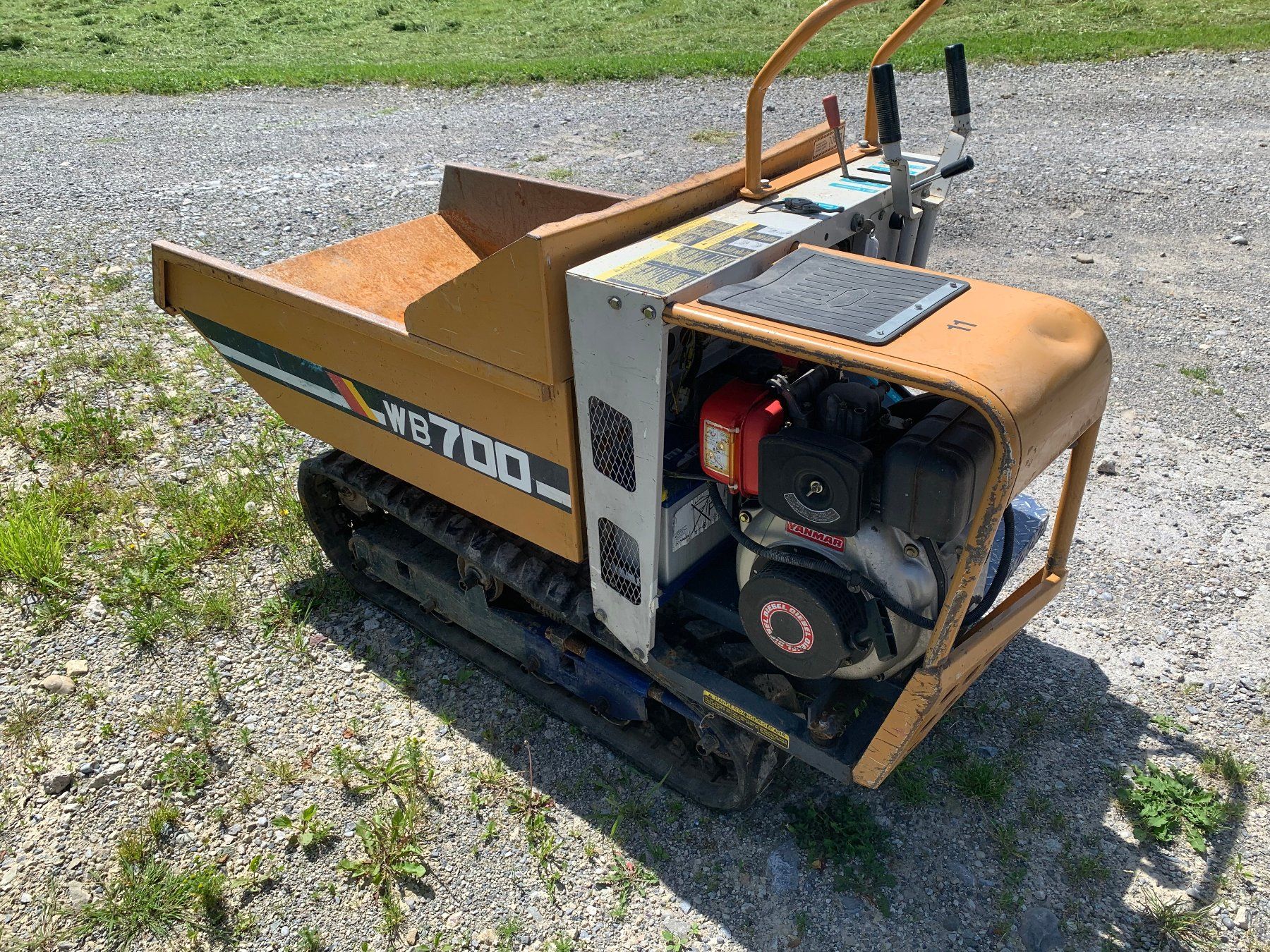 Tutte le macchine: Raupendumper Yamaguchi WB 700, Bagger Dumper – Usato da Hausen am Albis venduto da toppreis05 3