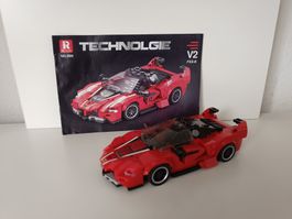 Reobrix Klemmbaustein Set Sportwagen 1:24