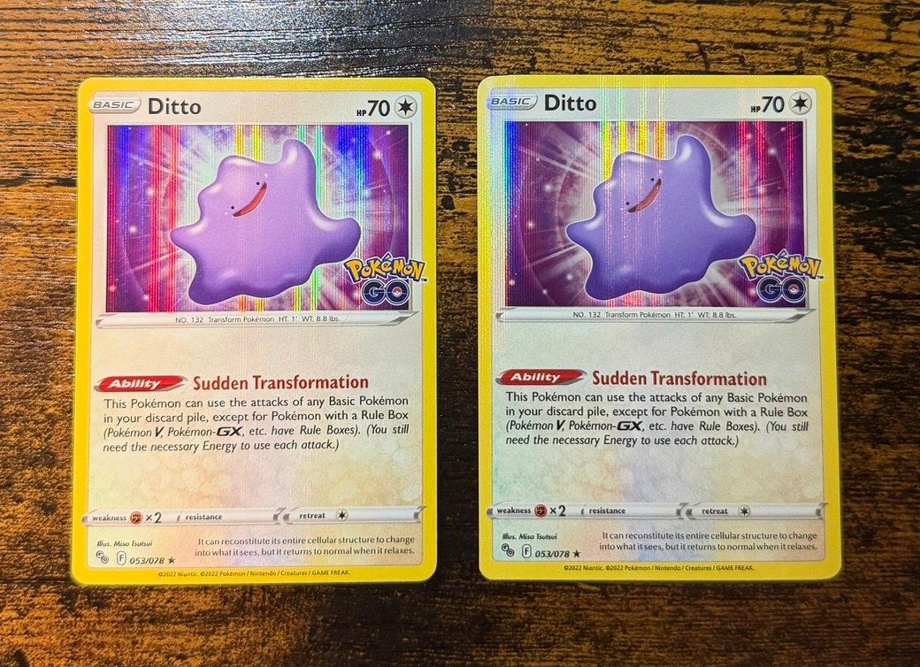 Pokémon Carte collezionabili: Ditto Holo 53 – Usato da Zürich venduto da PEACECOCOON