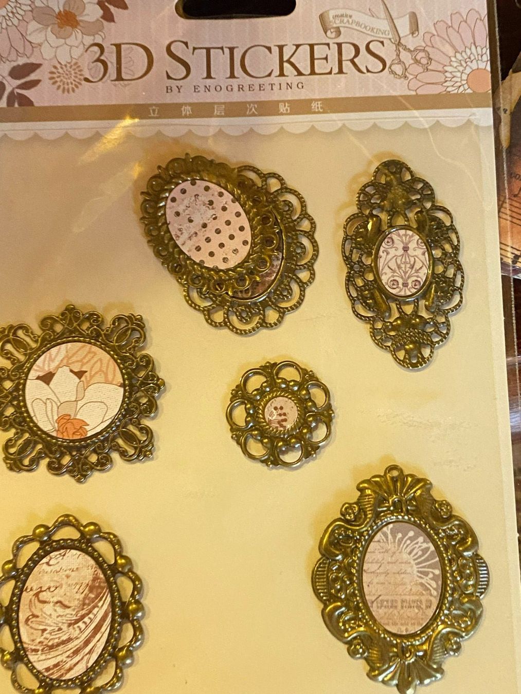 Sticker: STICKER 3D -SET SHABBY CHIC – Nuovo e nell'imballaggio originale da Meienried venduto da ManuelaBoutique