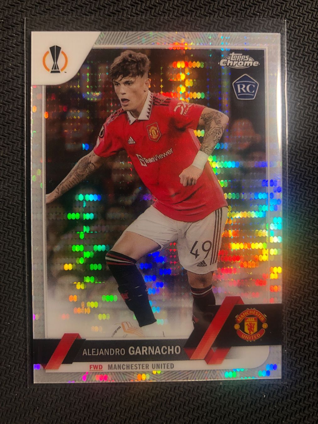 Topps Sammelbilder & Trading cards: Topps Chrome Alejandro Garnacho RC Manchester Utd. Hyper – Gebraucht aus Wangenried von Garagara