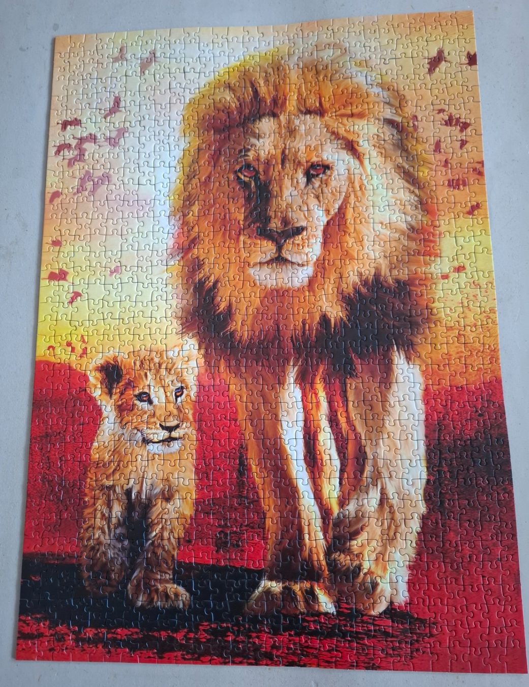 Ravensburger Puzzles: Löwe mit Junge, erste Schritte, Puzzle – Neu (gemäss Beschreibung) aus Hinterkappelen von Schampus 1