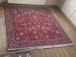 Orientteppich Melchnau Irak reine Wolle 170x235 cm rot