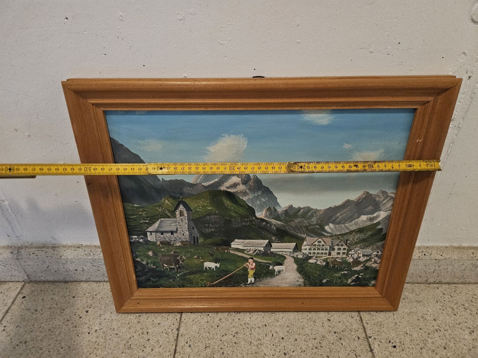 Dipinti: gemälde appenzell vetsch 1961 – Usato da Schwellbrunn venduto da Rosaroterpanter 6
