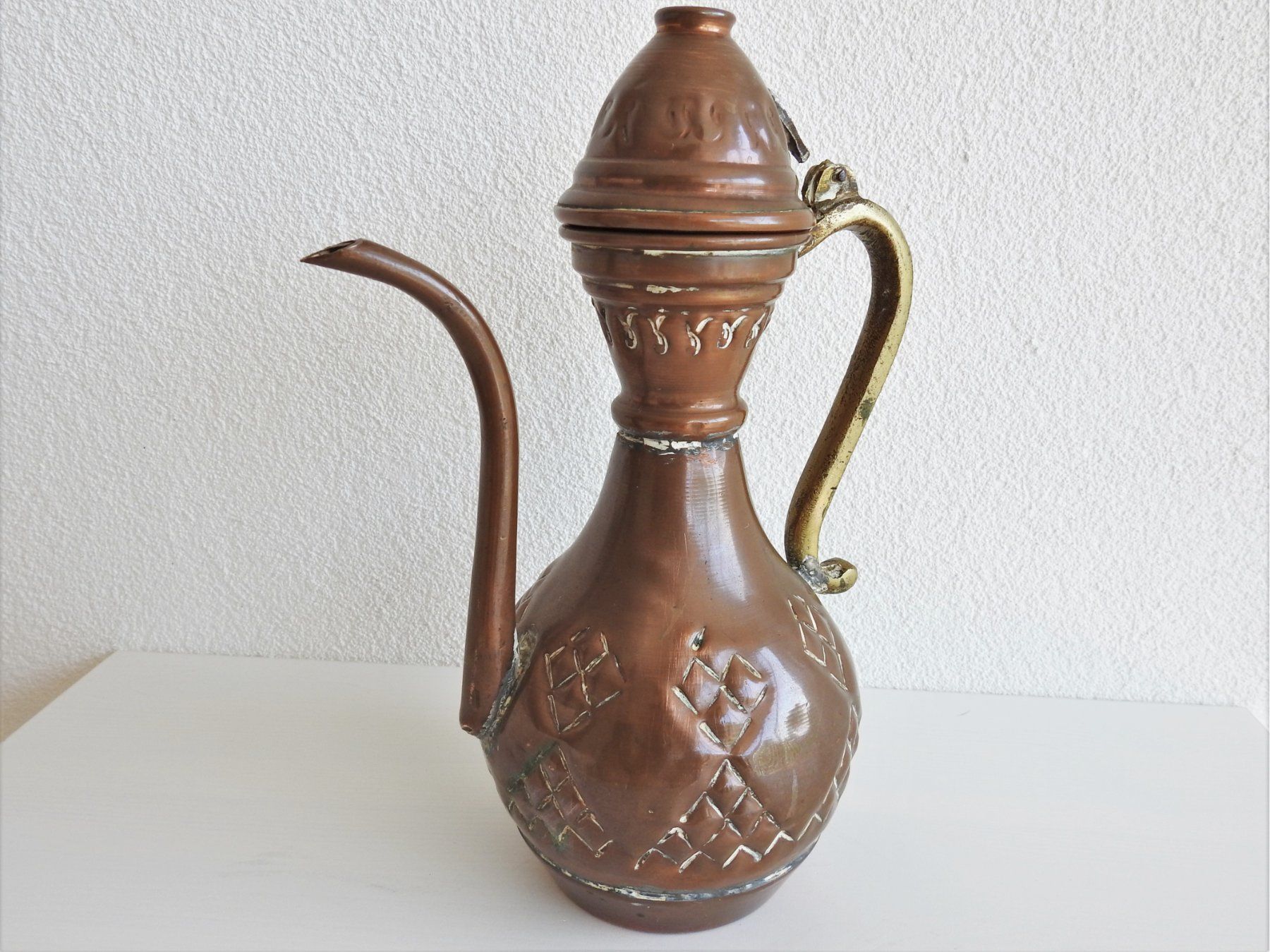 Teiere: alte Teekanne aus Kupfer – Usato da Büttenhardt venduto da LexyMara 3