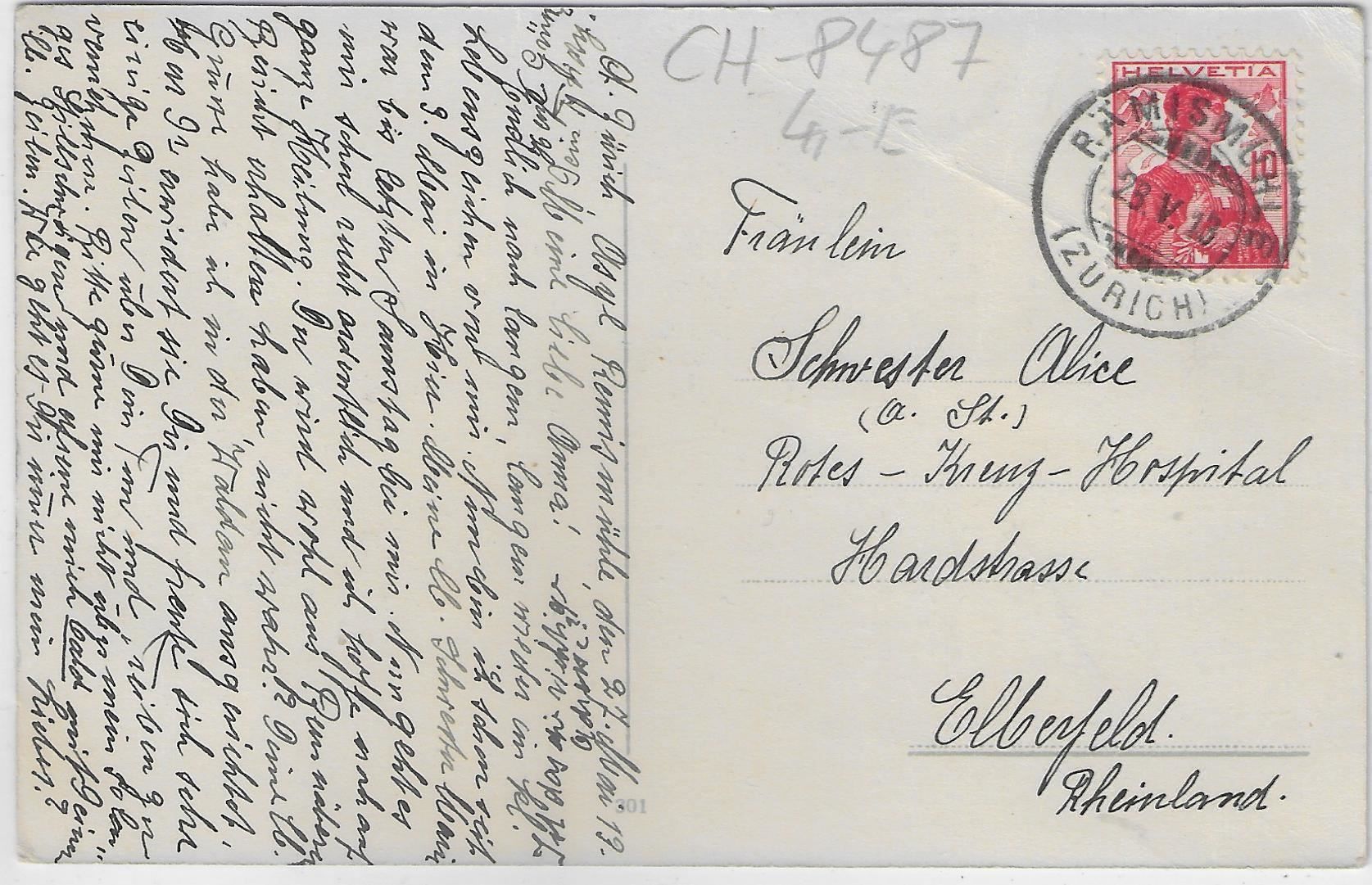 Cartoline postali: Asyl Remismühle mit Dampfzug - Litho – Usato da Ettingen venduto da Kartenplanet 1
