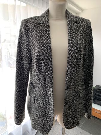 Esprit Blazer/Jacke Gr.38 S M, Boucle meliert, zu Kleid Hose