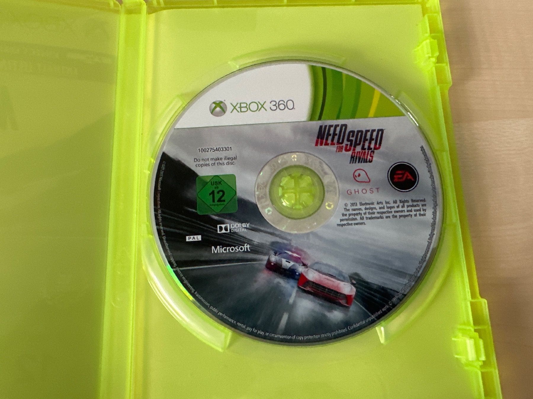 Microsoft Spiele: Xbox 360 Need Speed for Rivals (Kinect Empfohlen) – Gebraucht aus Arisdorf von comestibles 1