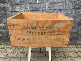 seltene alte Teigwarenfabrik AG Luzern Holzkiste