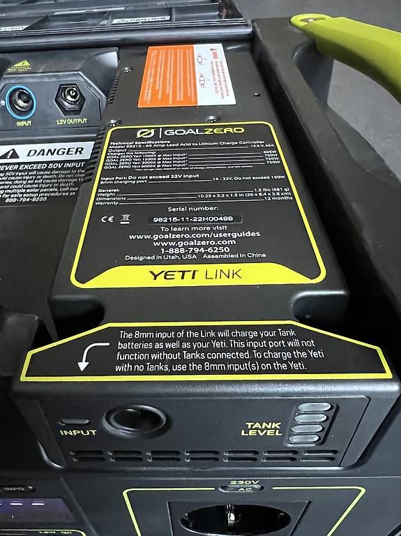 Dispositivi a energia solare: Goal Zero Yeti tank + Yeti Link – Usato da Zürich venduto da fotolli 2