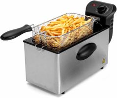 Fritteuse mit 3L Kapazität | Friteuse mit Fett | Friteuse Öl