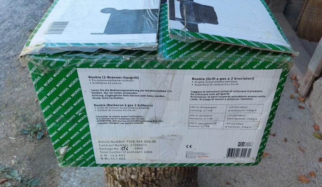 Griglie: Gasgrill ungebraucht – Nuovo e nell'imballaggio originale da Ermenswil venduto da Brun12 1