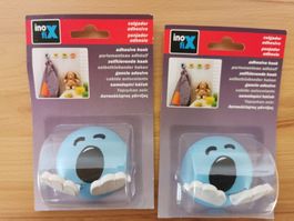 2 x NEUE Haken "Smily" f. Kinderzimmer, Bad, Küche,Garderobe