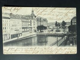 Ansichtskarte von Genf / Genève GE von 1904