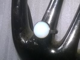 RING EDELSTHAL MIT Emetation mondstein,,,,,GLANZIG