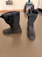 Motorradstiefel Damen Schwarz Grösse 38 Leder