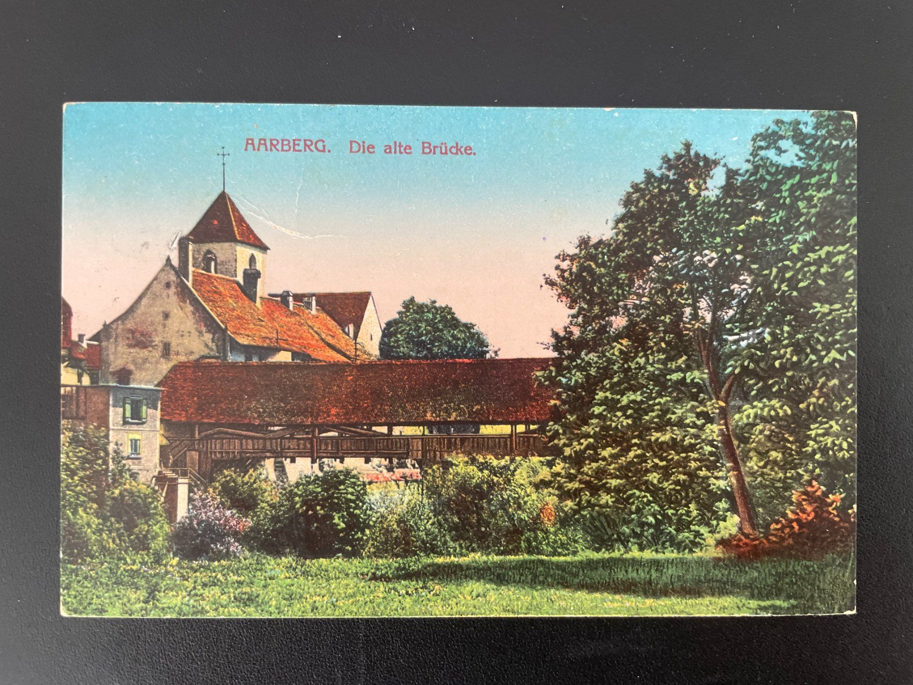 Cartoline postali: AK BE Aarberg, die alte Brücke – Usato da Thal venduto da Danny82