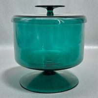 Bonbonnière vintage verre Floris Meydam pour ROYAL LEERDAM